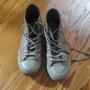 Boys Army Green Converse sneakers